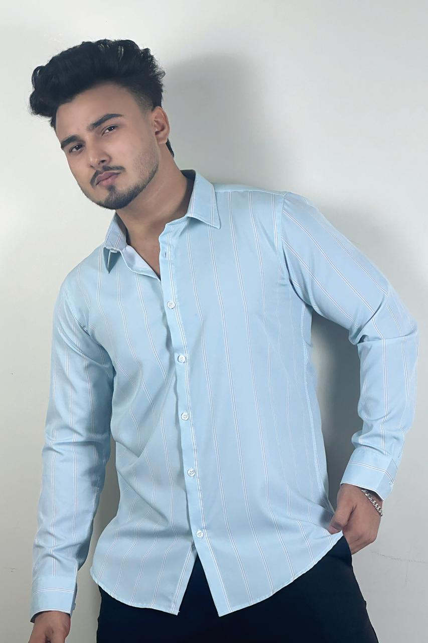 আইস ব্লু কালার ওল্ড মানি শার্ট